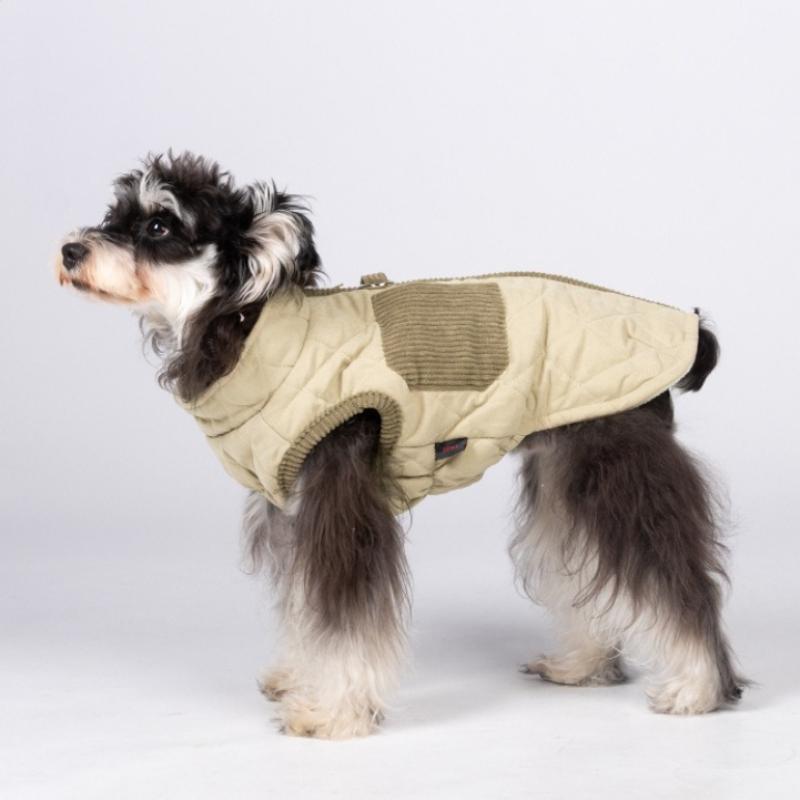Winter Cotton Puppy Clothes Pet Clothing Small Dog Warm Coats Pet Dog Teddy Vest Cotton Coat Outdoor Warmth Leisure Pet Clothing