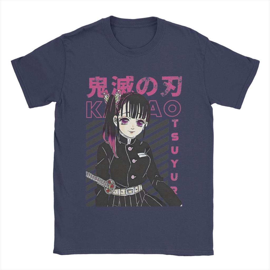 Kanao Tsuyuri Demoned Slayered T-Shirts Men Funny Pure Cotton Tees Round Collar Short Sleeve T Shirt Gift Idea Clothing