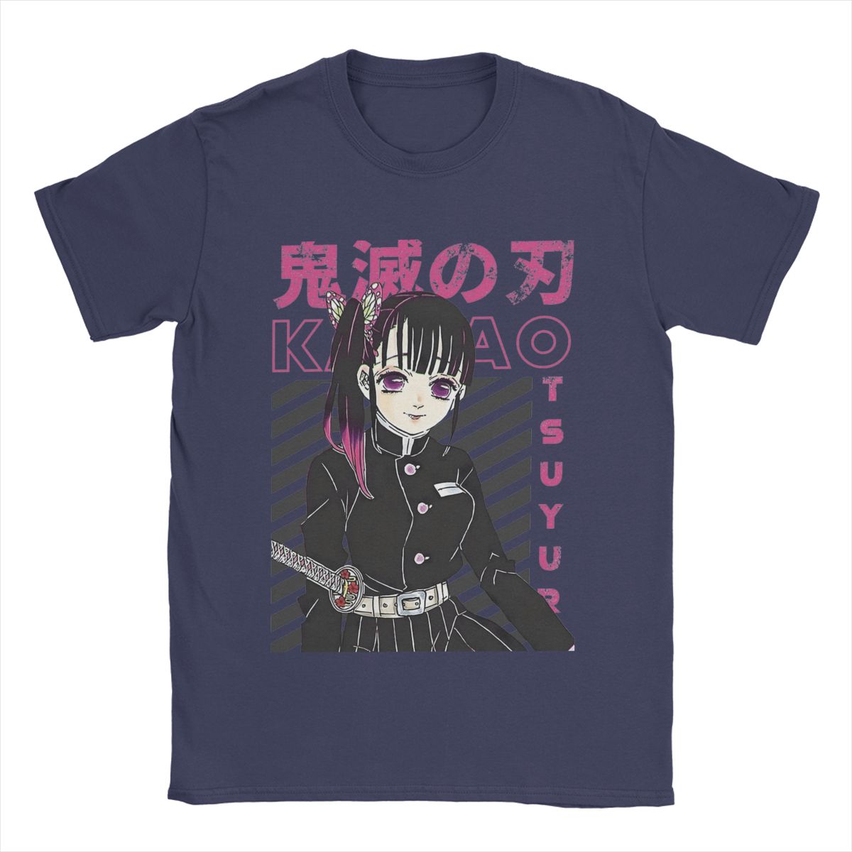

Kanao Tsuyuri Demoned Slayered T-Shirts Men Funny Pure Cotton Tees Round Collar Short Sleeve T Shirt Gift Idea Clothing 4XL
