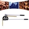 3/4”OD Tubing Bender Manual Pipe Tube Bender 180 Degree HVAC Bending Tool for Copper Aluminum Pipes Air Conditioner Repair