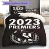 Collingwood Magpies Pride Bedding Quilt Set Quilt Cover Pillowcase Home Decoration Birthday Gift (1 * duvet cover + 2 * pillowcase, without core)