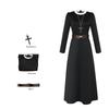 The Nun 2 Cosplay Costume For Halloween With Polyester Dress For Stage Performance