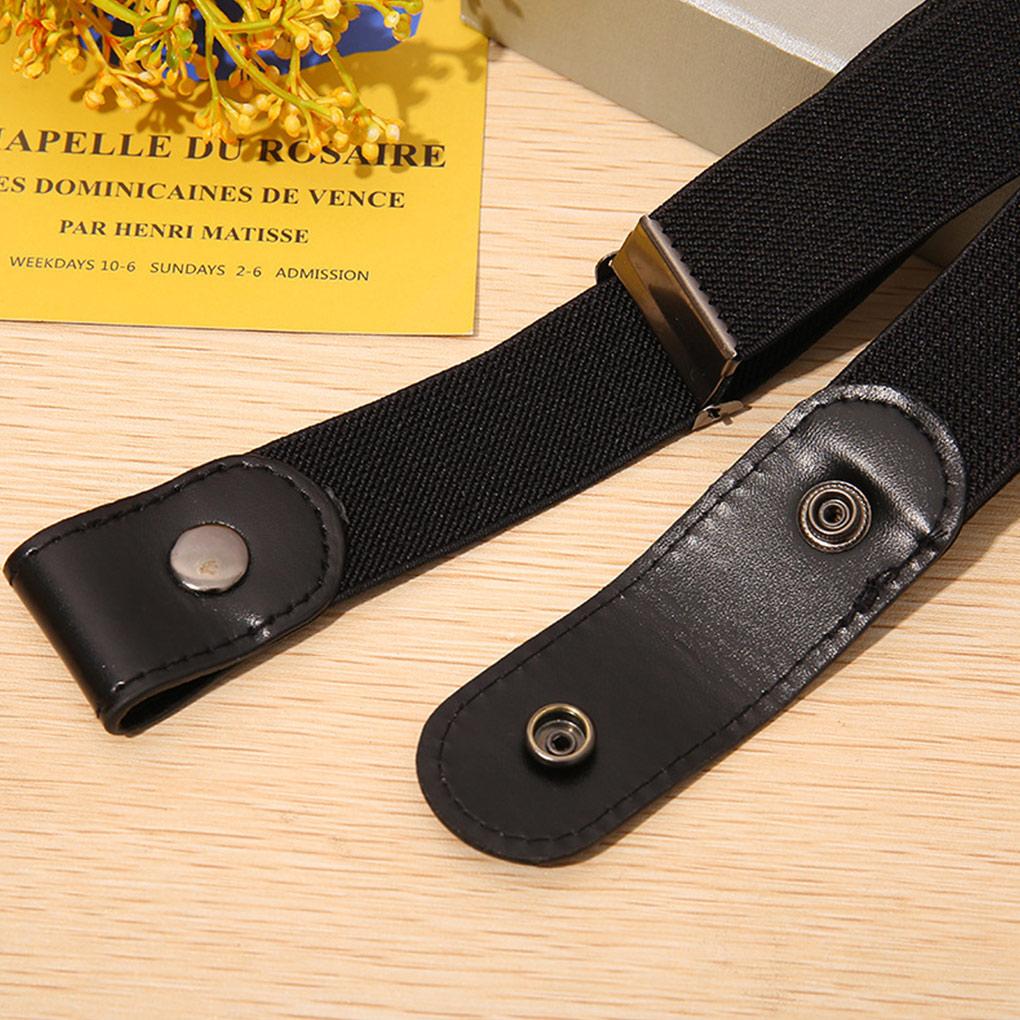 Buckle-free Waist Belt Fashion Decoration Women Men Adults Trouser Straps Jeans Invisible Elastic Belts Pants Strap