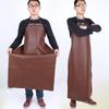 Waterproof Oil Proof Aquaculture Extended PU Leather Apron Thickening Kitchen Canteen Restaurant Labor Protection Home Appliance