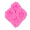 Multiple Leaf Silicone Mold Ginkgo Leaf Four-leaf Clover Turtle Back Leaf Maple Leaf Cake Decoration