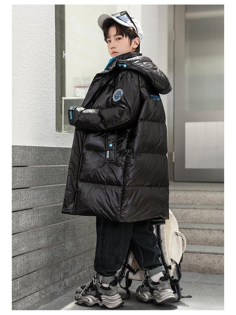 2025 Boys' Winter Down Cotton Padded Jacket - Medium To Large Children