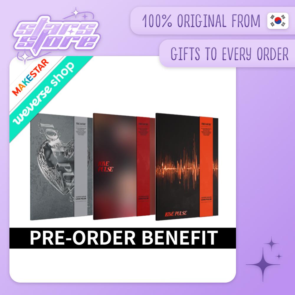 (PRE-ORDER POB) TREASURE - 3rd Mini Album LOVE PULSE (RANDOM)