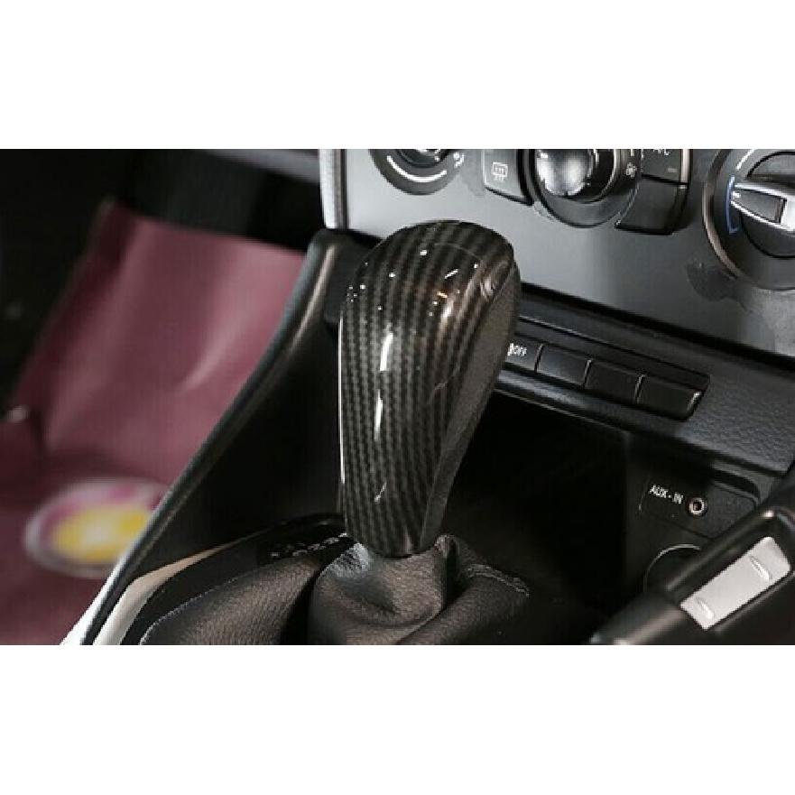 2005-12 For BMW 3-Series E90 Central Console Gear Carbon Fiber Shift Knob Cover