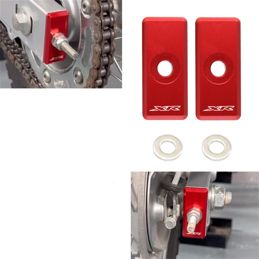 Aluminum Chain Adjuster Swingarm End Cap For HONDA XR125L XR 125L XR150L XR190L