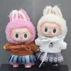 For 17cm Labubu Doll Fashion Striped Skirts Doll Clothes Color Match Dolls Accessories Cute Decoration Little Clothes