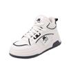 Fleece Warm Little White Shoes Women's Winter New Versatile Board Shoes Leather Surface High-top Ins Tide HL-6608