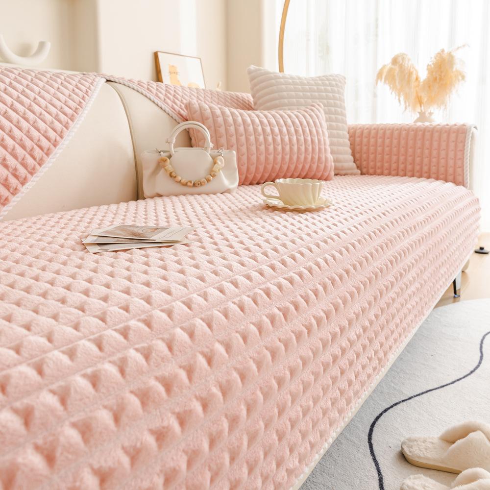 

Велюровая подушка для дивана, зимняя, утолщенная, флисовая, теплая, нескользящая, сиденье для кожаного чехла дивана 70X70