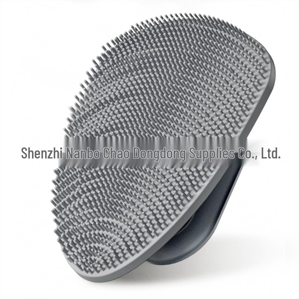 Men's Silicone Facial Cleansing Brush, Pore Cleaner, Blackhead Remover, Soft Bristle Massage Brush for Makeup Removal.