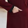 2025 Elegant Spring & Autumn Long-Sleeved Dress for Middle-Aged Women: Stylish & Noble
