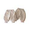 INS Baby Velvet-Lined Cuffed Pants: Autumn/Winter Korean-Style Warm Casual Toddler Wear