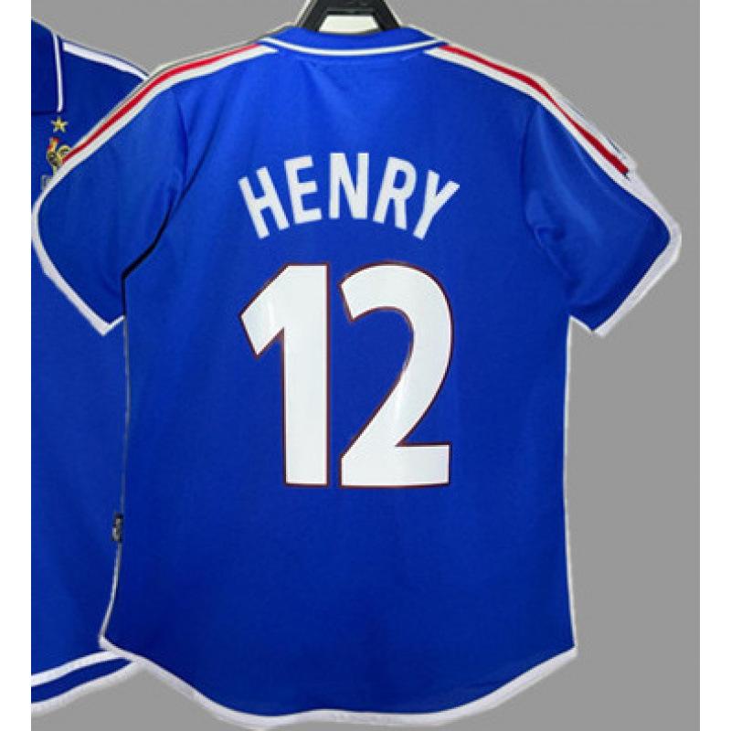 Vintage Jersey Classic Football Jersey National Team Jersey Zidane Henry Mbappe Cantona Ribery Jersey
