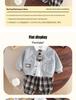 2025 Autumn/Winter Kids' Three-Piece Back-to-School Cardigan Set
