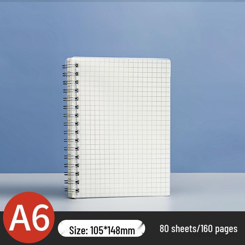 Thick A5/B5 Grid Notebook for Junior & Senior High: Large, Durable, Simple Design
