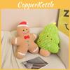 Snowman Tree Christmas Gingerbread Man Plush Toy Cute Cartoon Kid Holiday Gift