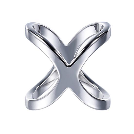 

Scarf Button X-Type Design Compact Size Versatile Alloy Scarf Clasp Scarves Brooches Clothes Scarf Fastener Outfit Accessory серебряный