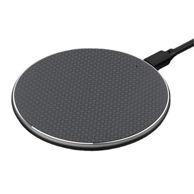 Kabelloses Handy-Ladegerät Schwarz 15W Schnellladung Aluminiumlegierung Mehrfachschutz Kabelloses Laden