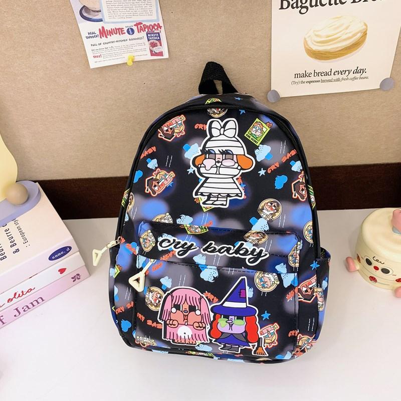Children'S Backpack Cartoon Cute Print Kindergarten Primary School Students Schoolbag Foreign Style Boys And Girls Backpack