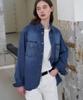 Deuloupisumeon Slim Line Pocket Denim Shirt [Light Blue]