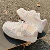 Fashion Women's Platform Sneakers New Mesh Breathable Height Increase Casual Shoes Lightweight Comfortable Lace Up Non Slip Sports Shoes