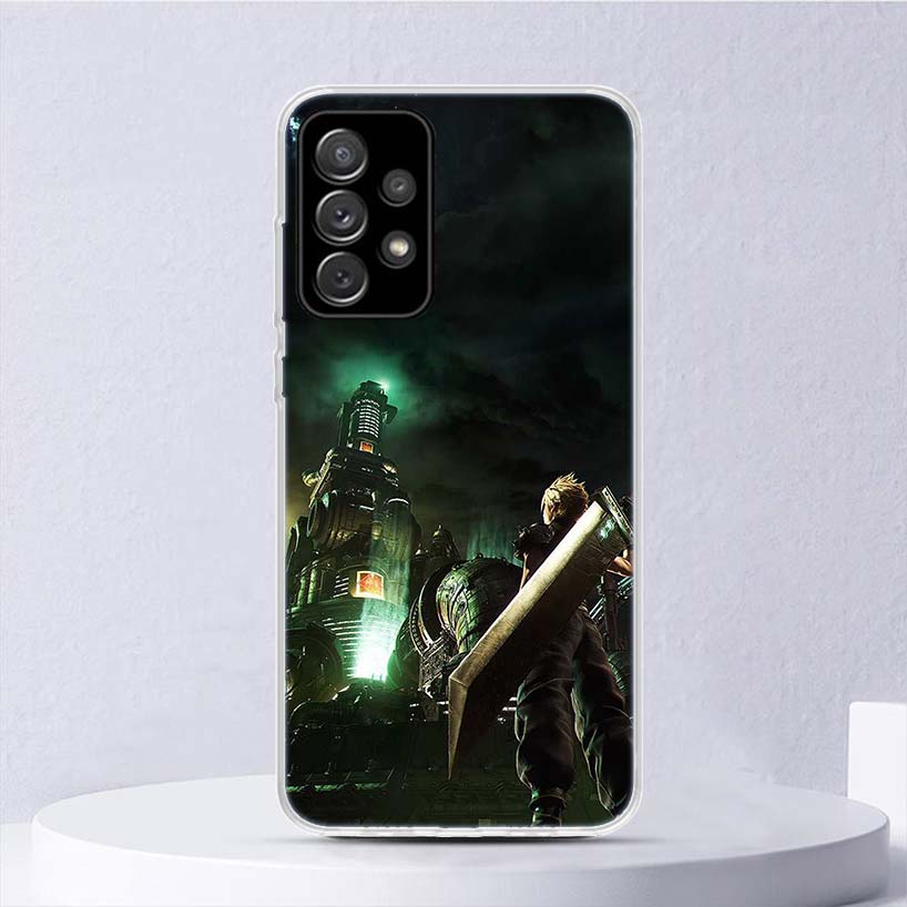 Final Fantasy Game Soft Case For Samsung Galaxy A15 A14 A13 A12 A55 A54 A53 A52 Phone Cover A35 A32 A33 A25 A23 A22 A05S A04S Ga