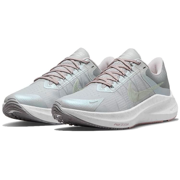 New Nike Air Zoom Winflo 8 Premium 'Grey Fog Pale Coral' Women's DA3056-001