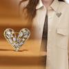 New Fashion Light Luxury High Sense of Love Simple and Versatile Mini Anti-light Small Brooch Clothing Accessories Wholesale