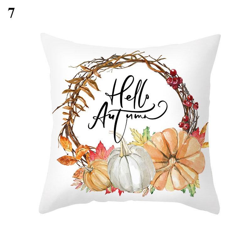 Halloween Pillow Case Linen Sofa Pumpkin Ghosts Cushion Cover Home Decoration Pillowcases Housse De Coussin Throw Pillow Cover