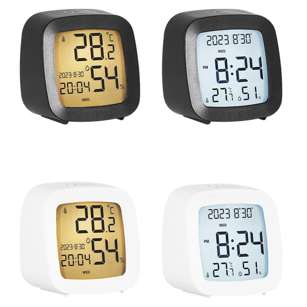 Luftfeuchtigkeitsmesser Praktischer Kleiner Wecker Batteriebetrieben LED Wecker