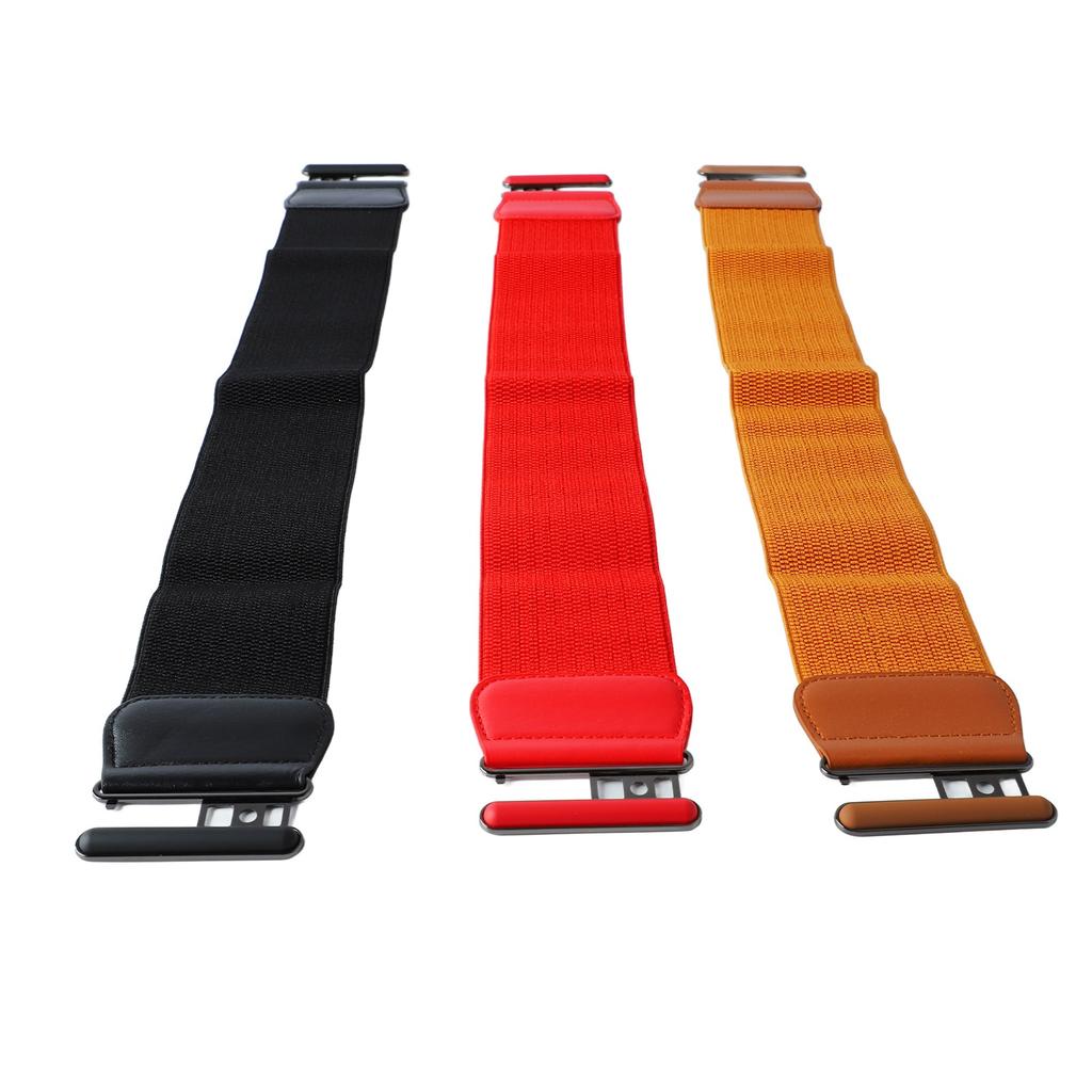 3pcs Women Stretch Belt Elastic Super Wide Stretch Waist Belt with Metal Buckle for Women Coat