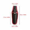 2PCS Canvas Pruning Shears Pouch Lightweight Portable Scissor Holder with Buckle Red Scissor Belt Pouch