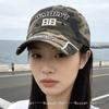 And Women American Vintage Camouflage Embroidered Letter Prints Baseball Caps Sun Protection Street Style All-Match Hip-Hop Peaked Hats Fashion