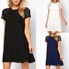 Elegant Summer Girls Lace Applique Sleeve Dress With Solid Color Backless Design
