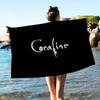 C-Coraline-S Microfiber Blanket Quick Drying Beach Towels Oversized Printing Super Absorbent Pool Towel Blanket
