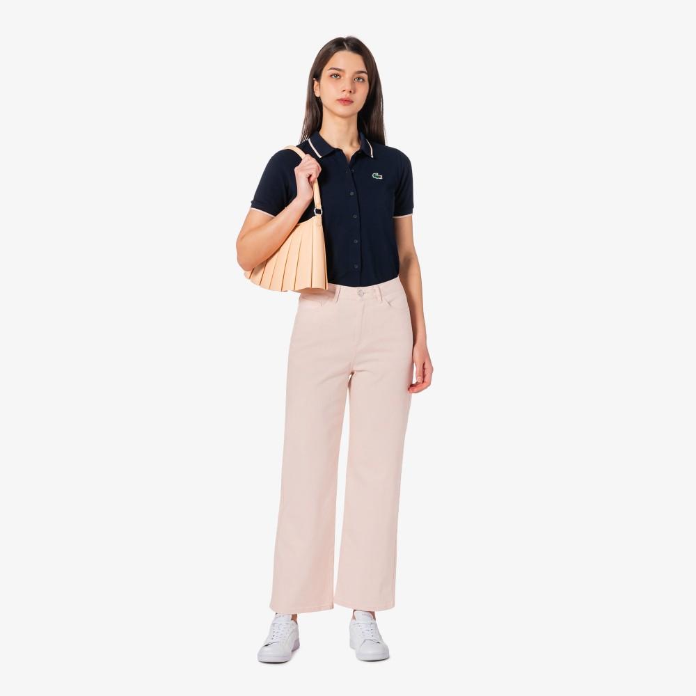Lacoste Women's Semi-Wide Denim Pants HF816E-56GADY