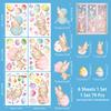 Easter Egg Bunny Static Cling Stickers 2026 New Window Decals for Glass Shop Display Decoration