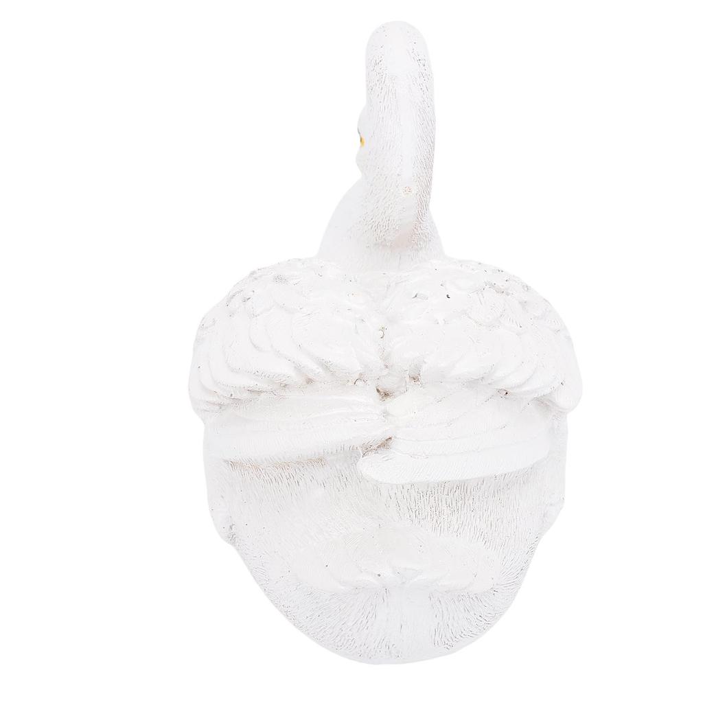 Harz Schwan Figur Schwebende Simulationsschwan Statue für Gartenteich Realistisches Gartentier