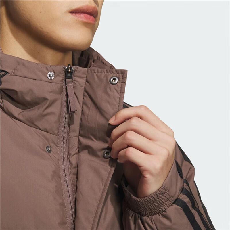 adidas Sportlife Down Jacket Unisex Stratum Dark Earthy Brown JW6734