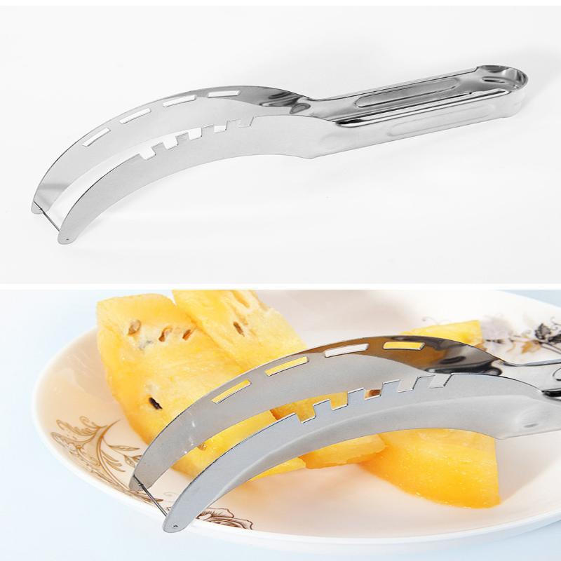 2-In-1 Watermelon Cutter Slicer Tool - Create Clean 1" Cubes & Slices With Watermelon Slicer For Cutting & Serving