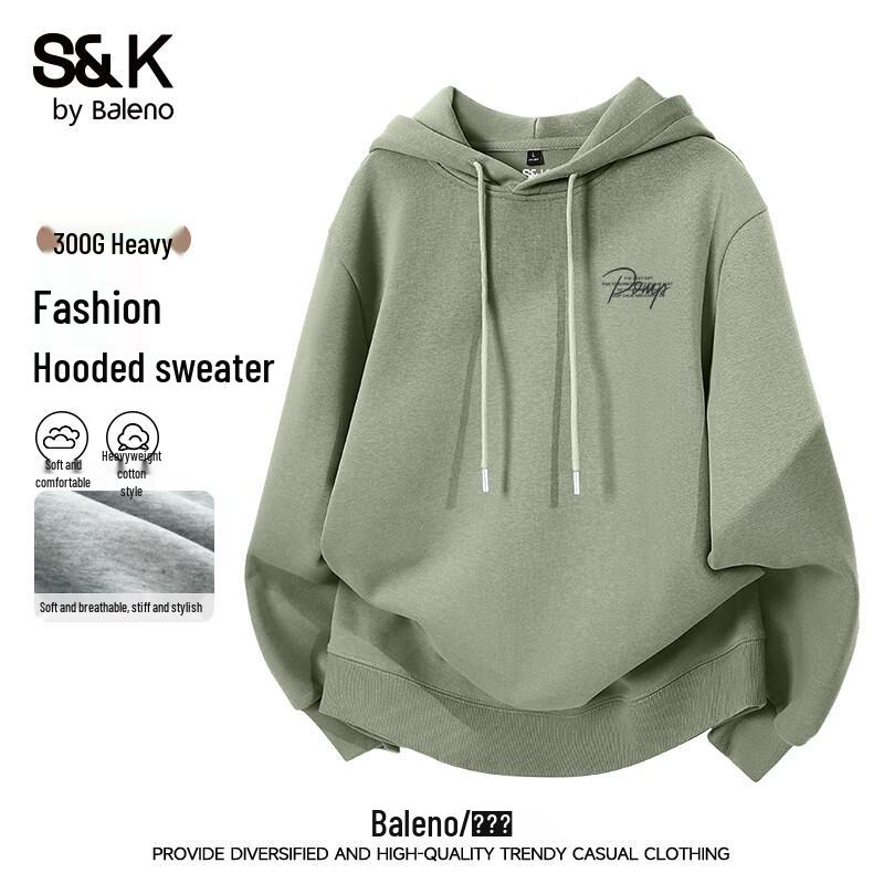 Baleno S&K Men's Heavyweight Hooded Sweatshirt