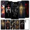 Cross Pattern Element Design Phone Case For Oppo Reno 13 12 11 10 7 F Find X5 X6 A98 A80 A79 A78 A57 A54 A31 A17 Pro 5G Soft TPU
