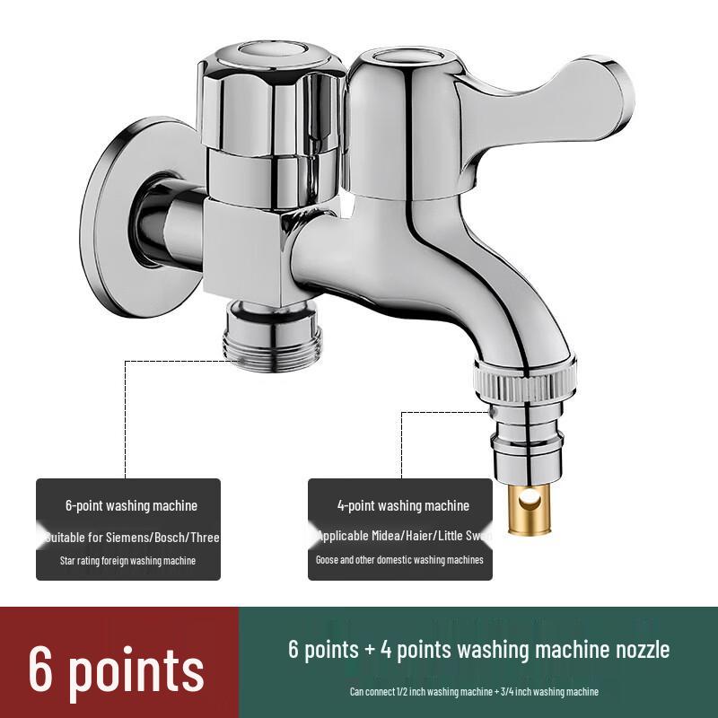 Extended Wall-Mounted Cold Water Faucet