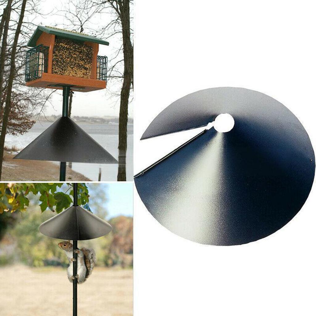 Squirrel Baffle Plastic Wrap Around Bird Feeder Guard Squirrel Proof Pole Barrier for Outdoor Garden Backyard Station Durable