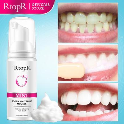 Mint Teeth Whitening Mousse Dazzle White Teeth Clean Stains Repair Gums Healthy Improve Oral Refreshing