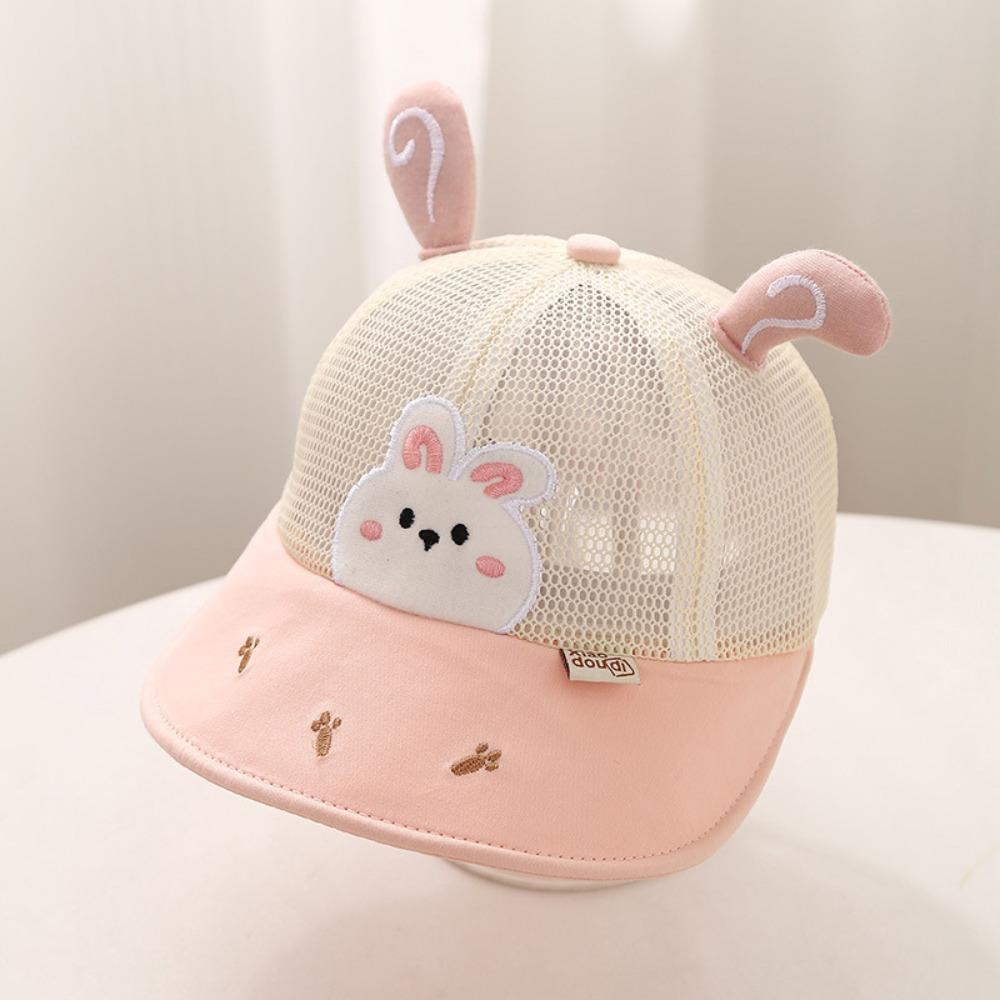 UV Protection Toddler Baseball Cap 1-3Y Beach Hat Cute Boys Girls Sun Hat  Summer Outdoor розовый