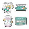 Brooch Alloy Trendy Featuring Adorable Cartoon Figures For Decorative And Functional Use